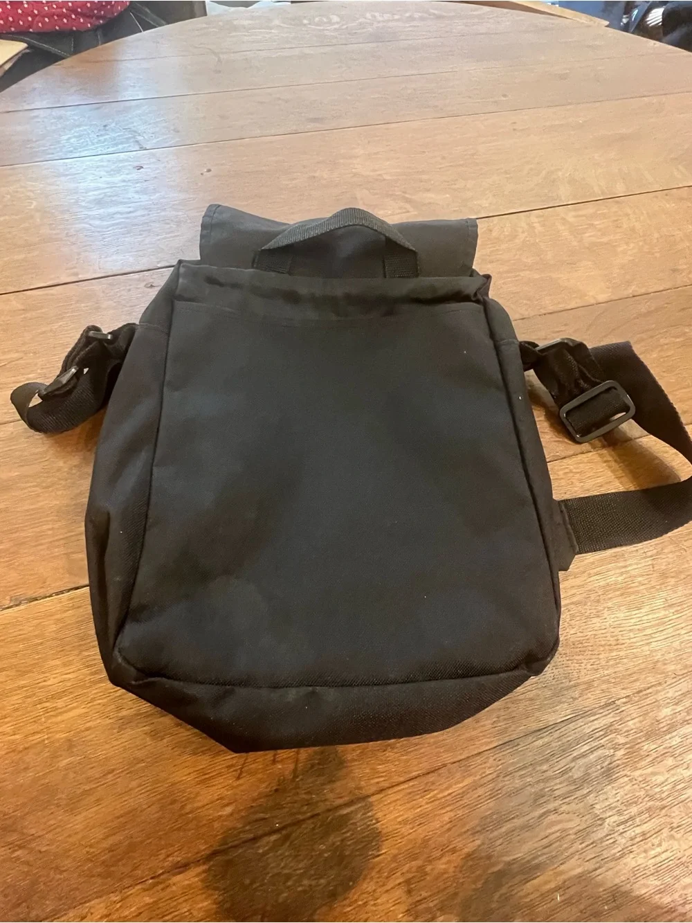 Classic Black Messenger Shoulder Bag Unisex